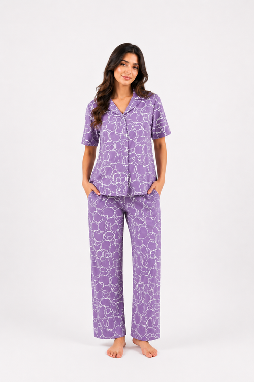 Abstract Lines Pajama Set