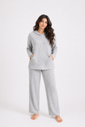 Cozy Grey Hooded Set