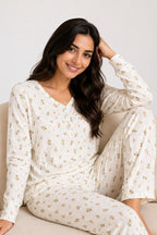 Ivory Rose Pajama Set
