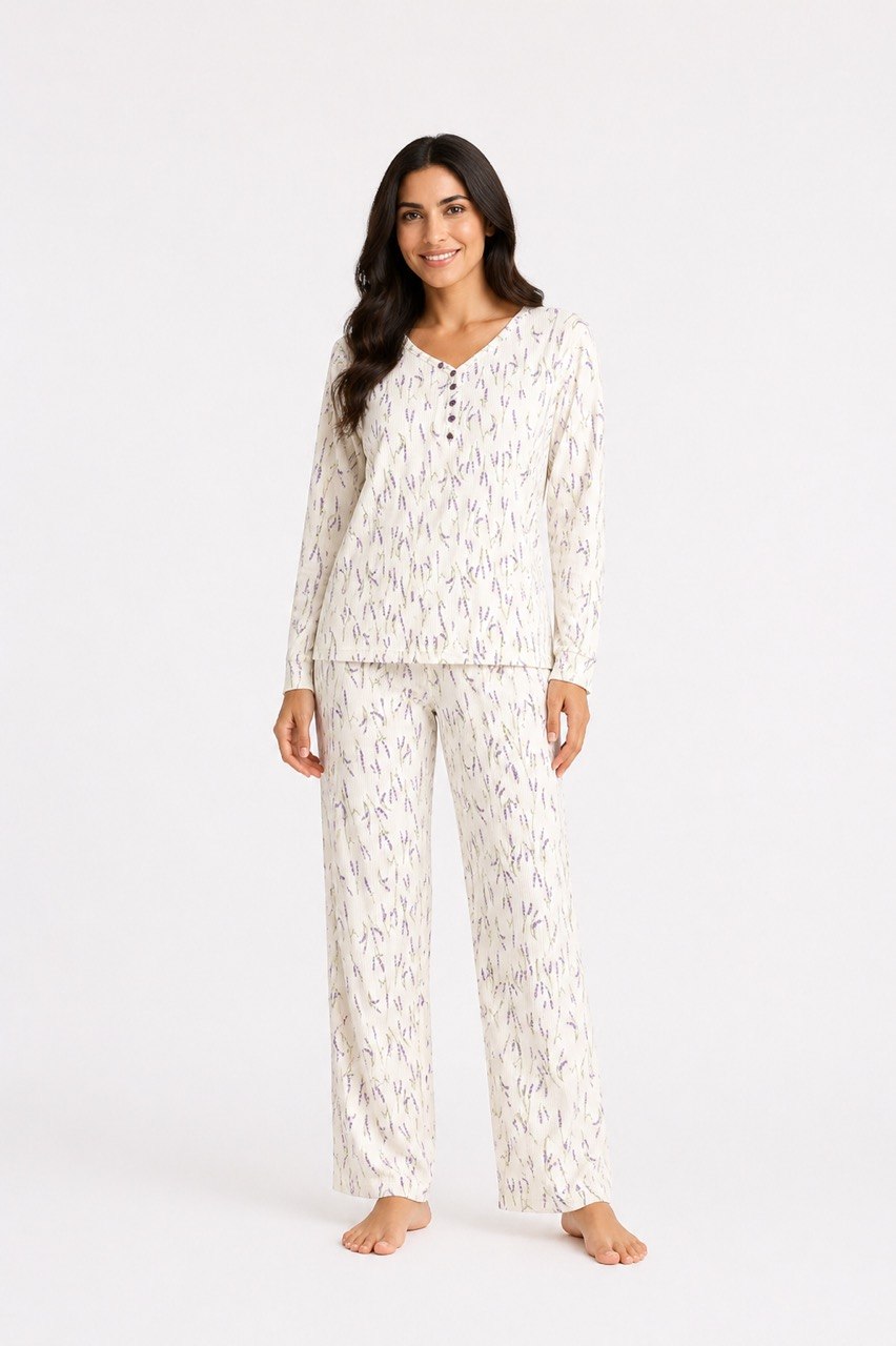 Lavender Meadow Pajama Set