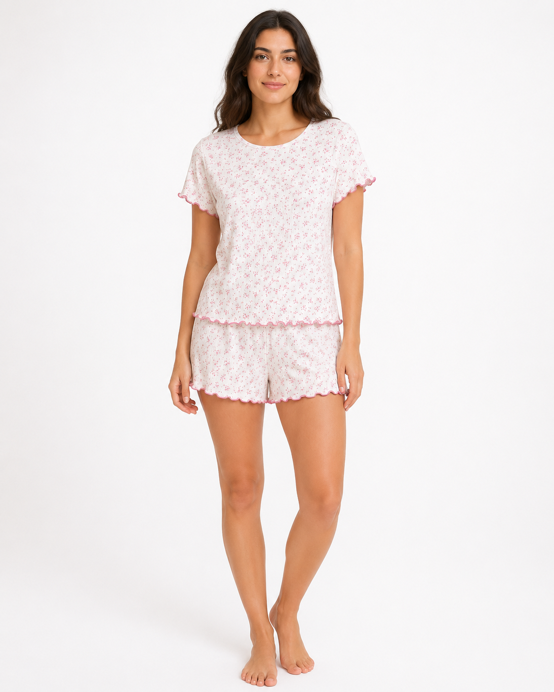 Pink Petal Short Set