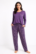 Purple Blossom Lounge Set